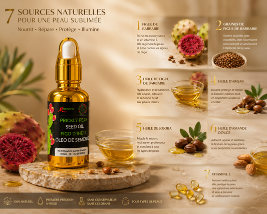 ✨ Huile 7 Essentielles Anti-Chute des Cheveux – Soin Naturel Fortifiant ✨